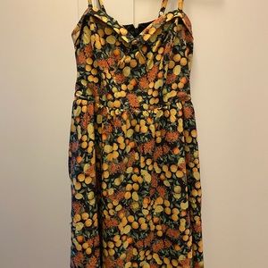 City chic citrus dress